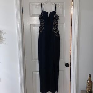 Black evening gown